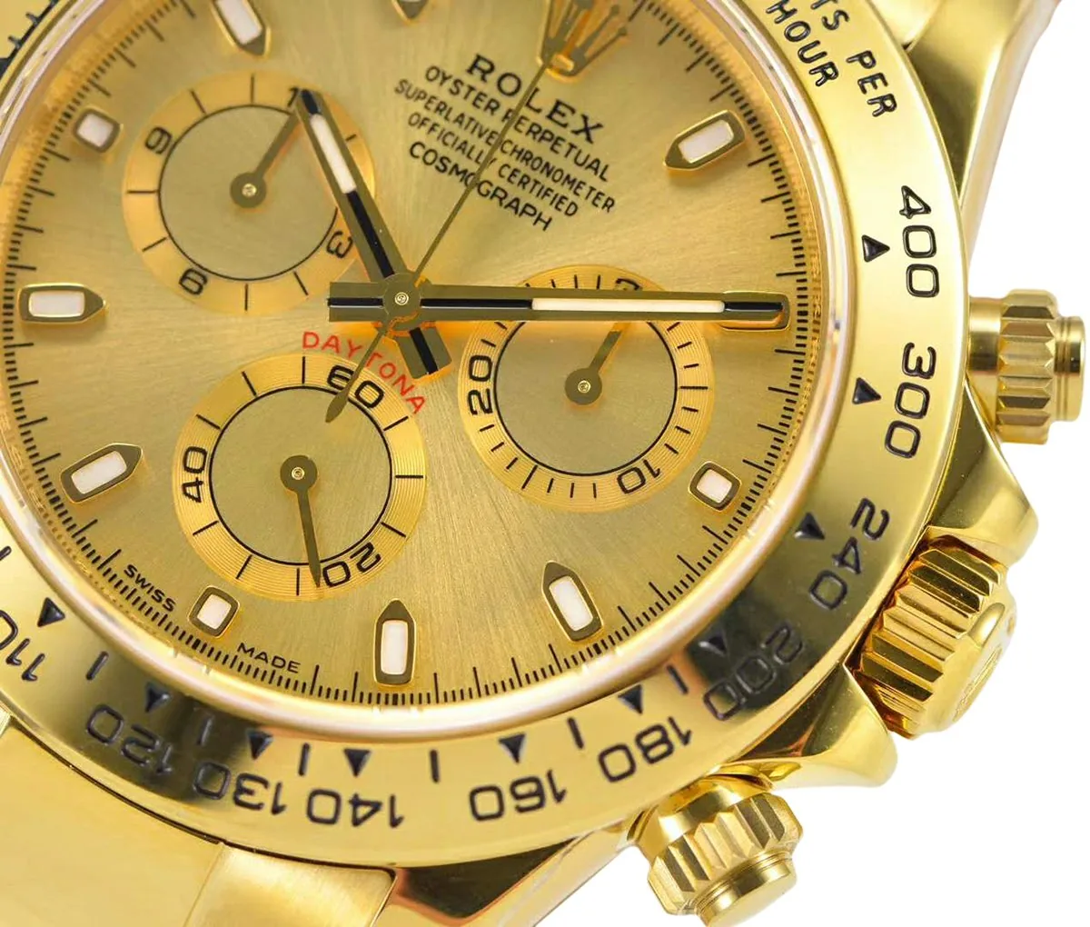 Daytona 116508 quadrante oro in oro giallo - immagine 4