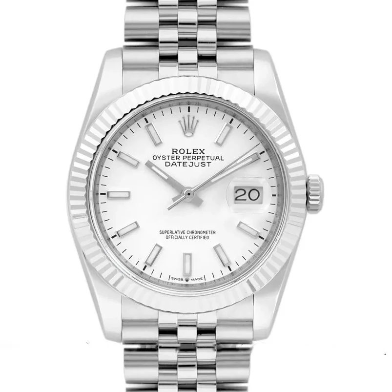 Datejust 36 116234 White Dial with Stick Markers