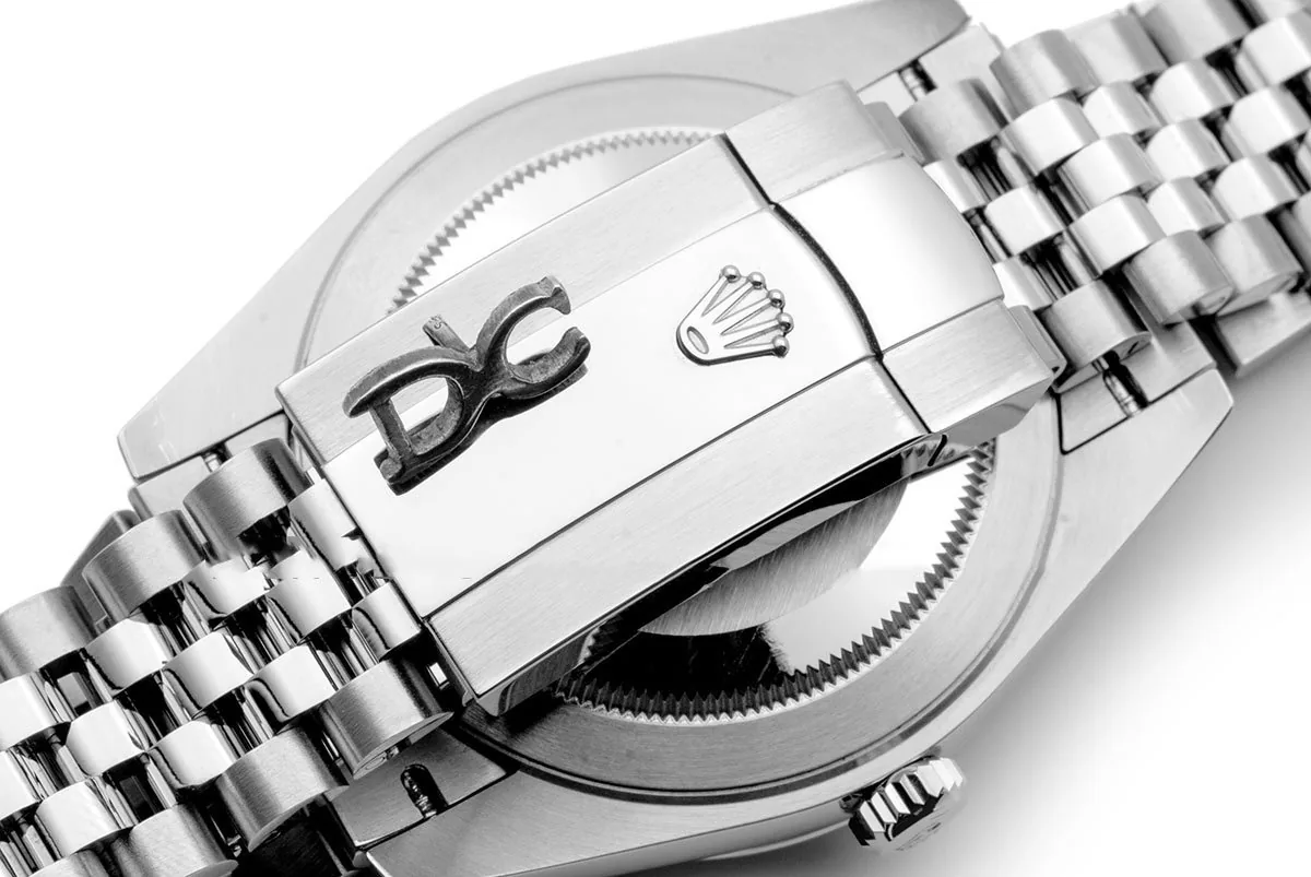 Datejust 41 126334 esfera gris índices de bastón en oro blanco - Imagen 3