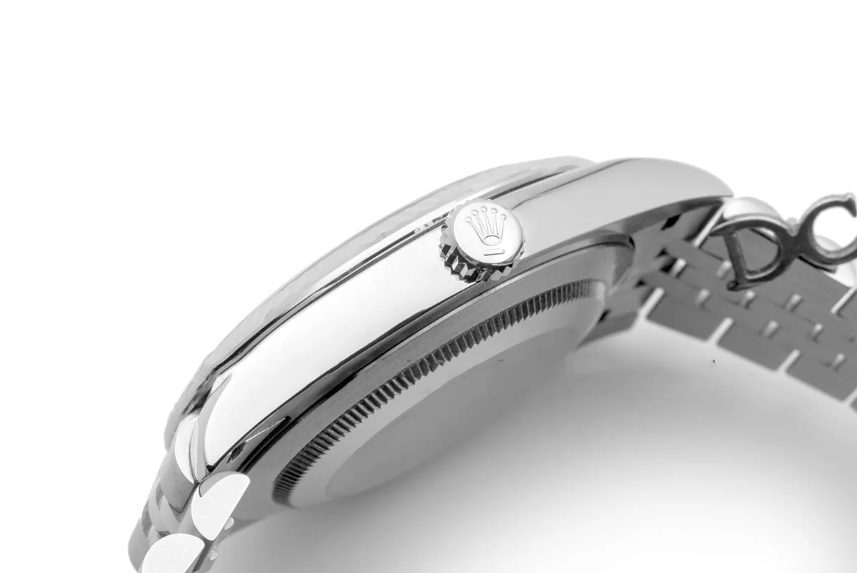 Datejust 36 116234 quadrante bianco con indici a bastone - immagine 4