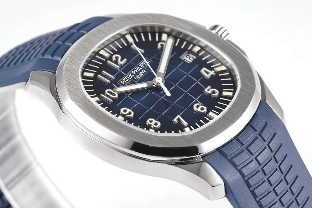 Aquanaut 5168G quadrante blu in oro bianco - immagine 6