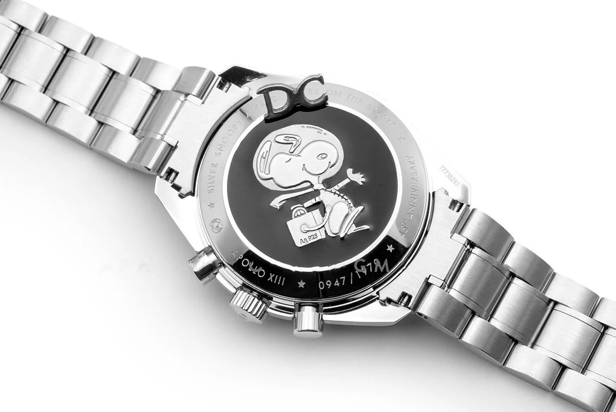Speedmaster Professional Apollo 13 Silver Snoopy Award con brazalete - Imagen 6