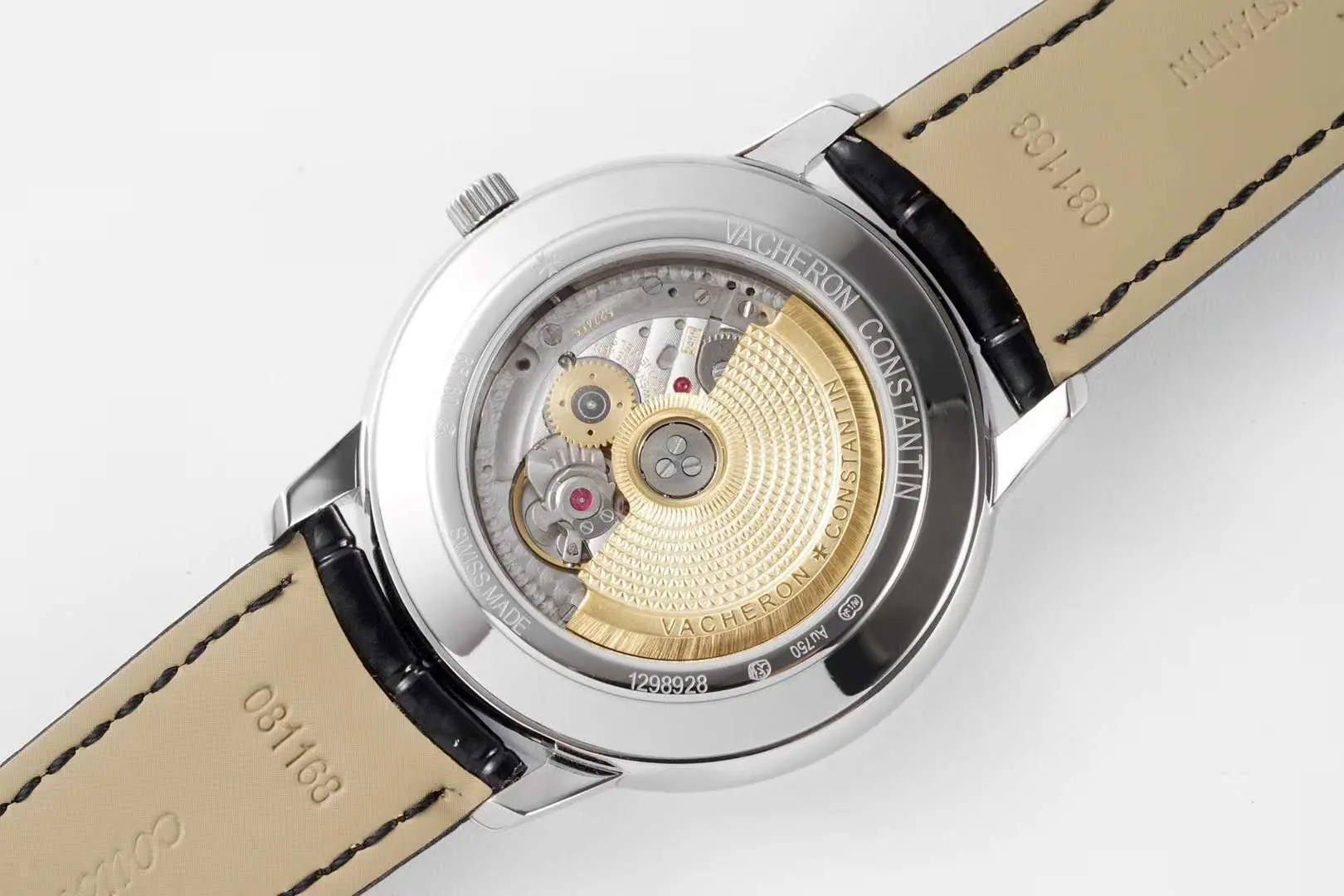 Patrimony quadrante bianco in oro bianco Ref: 85180 - immagine 6