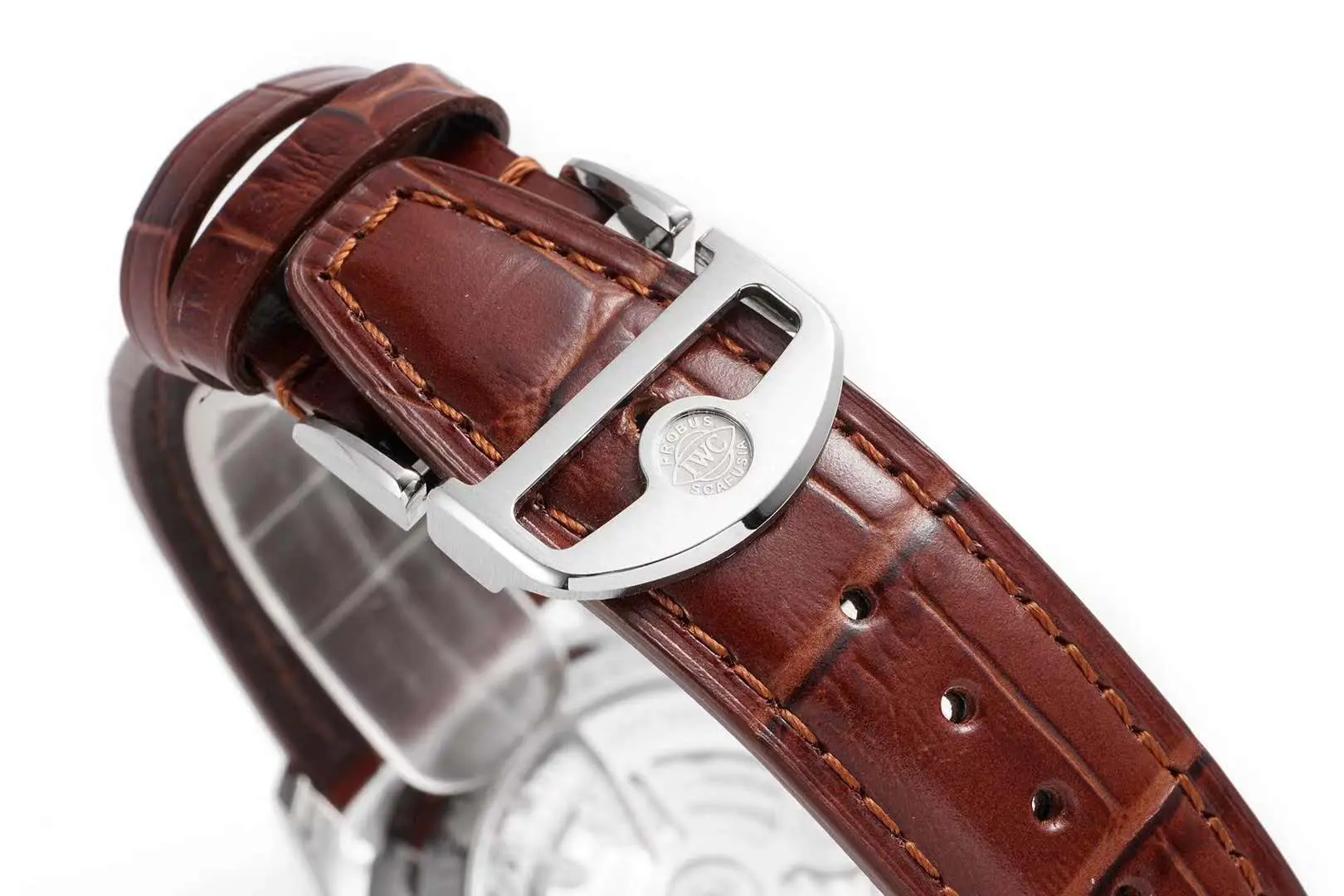 Portugieser Chronograph IW371611 quadrante bianco in acciaio - immagine 7