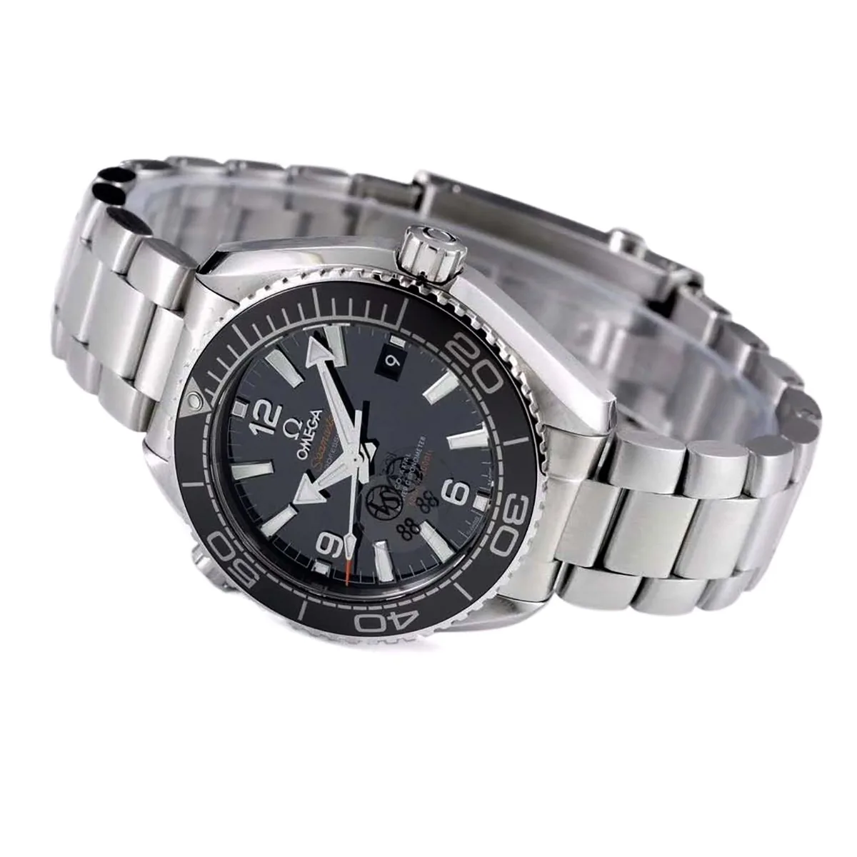Seamaster Planet Ocean 600M Co-Axial Master Chronometer cadran noir 39.5mm sur bracelet – Image 4