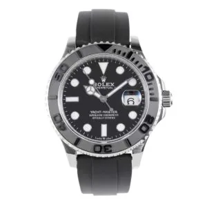 Yacht-Master 42 226659 oro blanco con correa Oysterflex