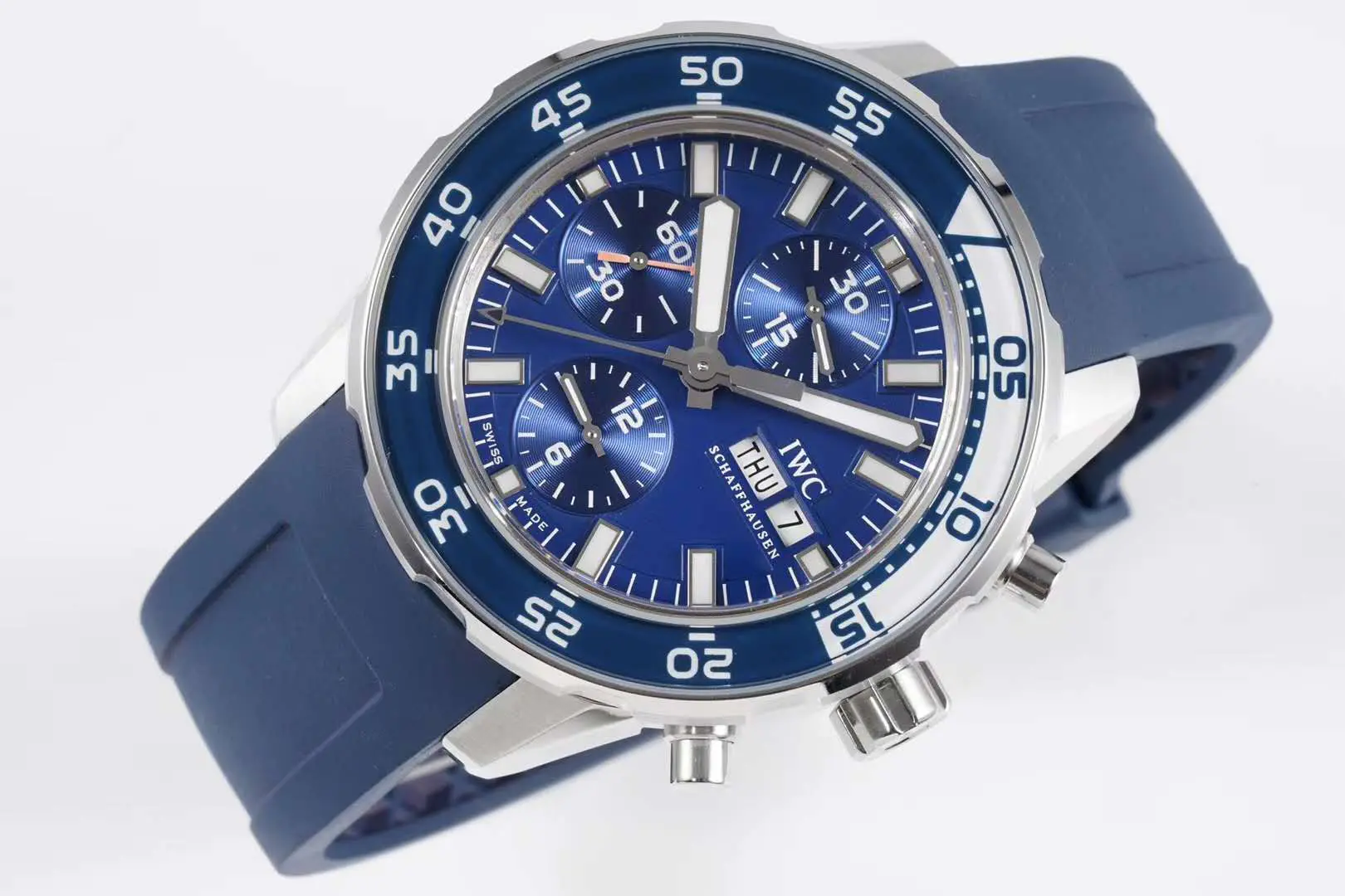 Aquatimer Chronograph IW376711 cadran bleu – Image 2