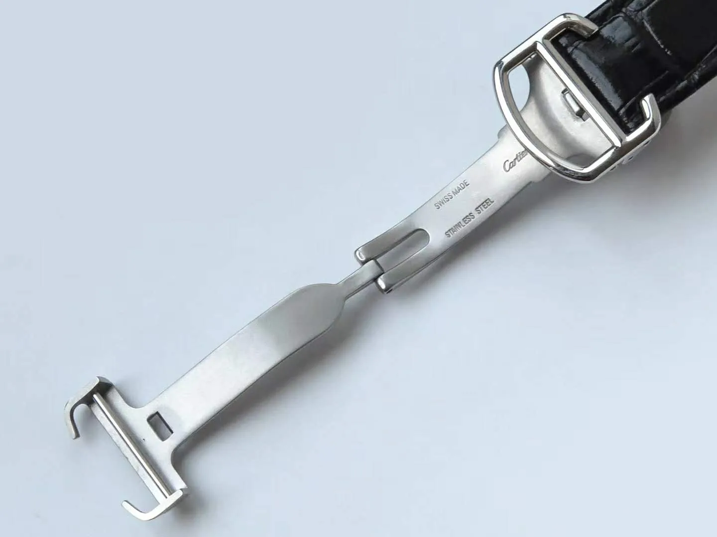 Ballon Bleu de Cartier 42mm quadrante pavé di diamanti in acciaio - immagine 6