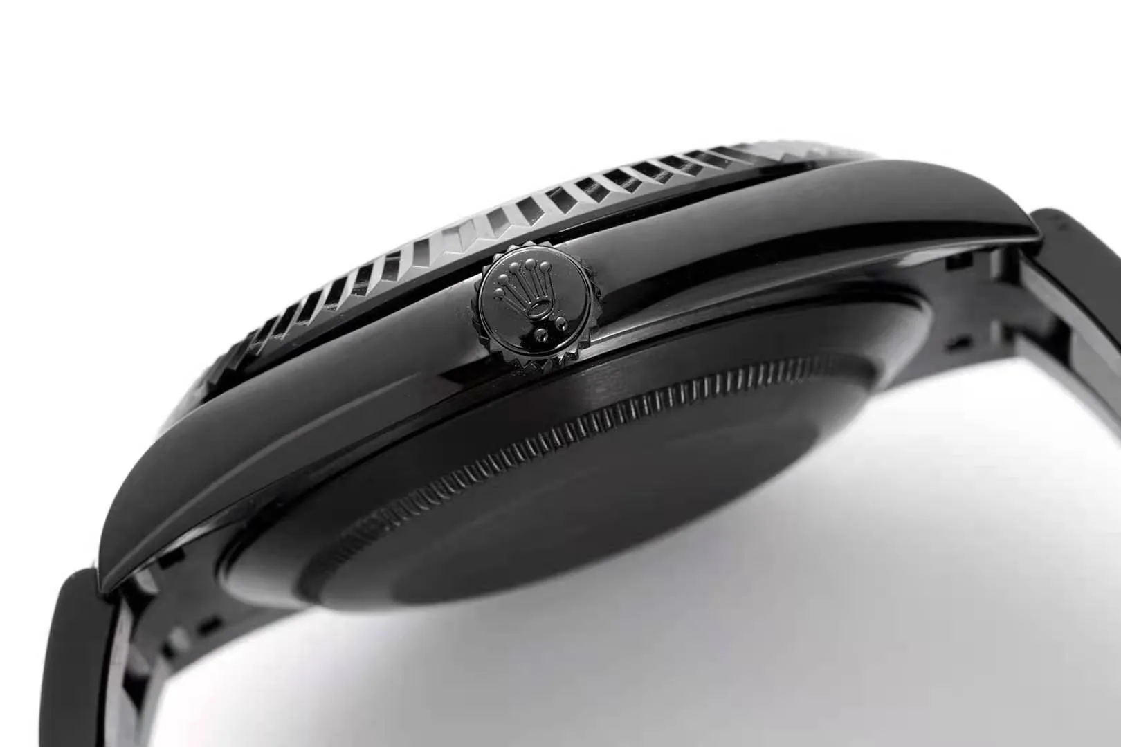 Datejust 41 esfera negra con índices de bastón en PVD negro - Imagen 8