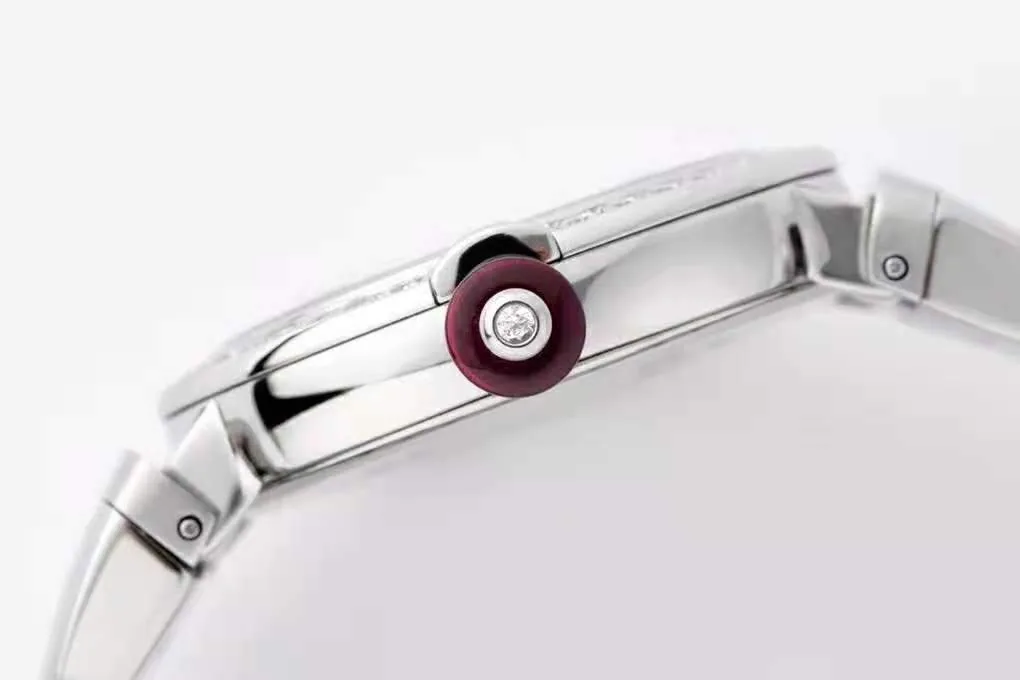 Lvcea MOP Dial in Steel with Diamond Bezel - Image 3