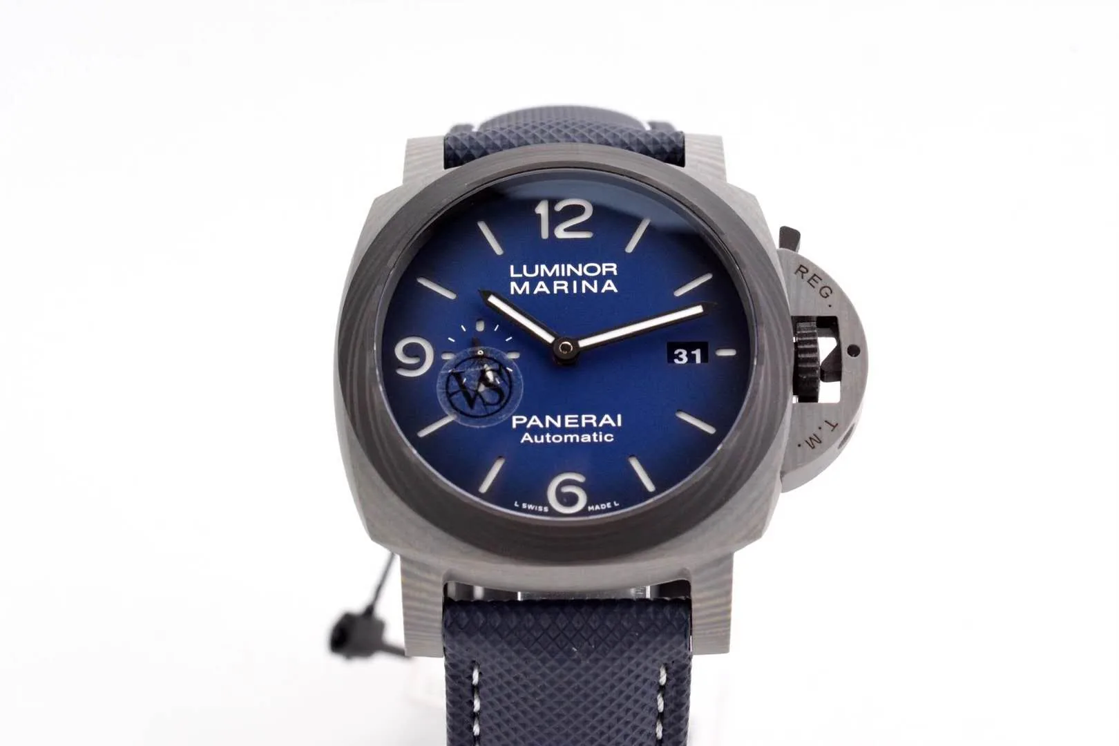 PAM1663 Lumminor Marina Fibratech™ Vulcano Blu 44mm - Image 2
