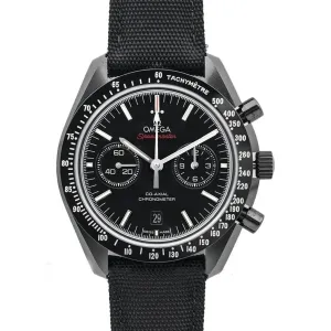Speedmaster Moonwatch Co-Axial Chronograph ‘Dark Side of The Moon’ with White Tachymeter