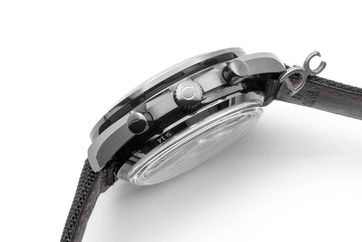 Speedmaster Moonwatch Co-Axial Chronograph ‘Dark Side of The Moon’ avec tachymètre blanc – Image 5