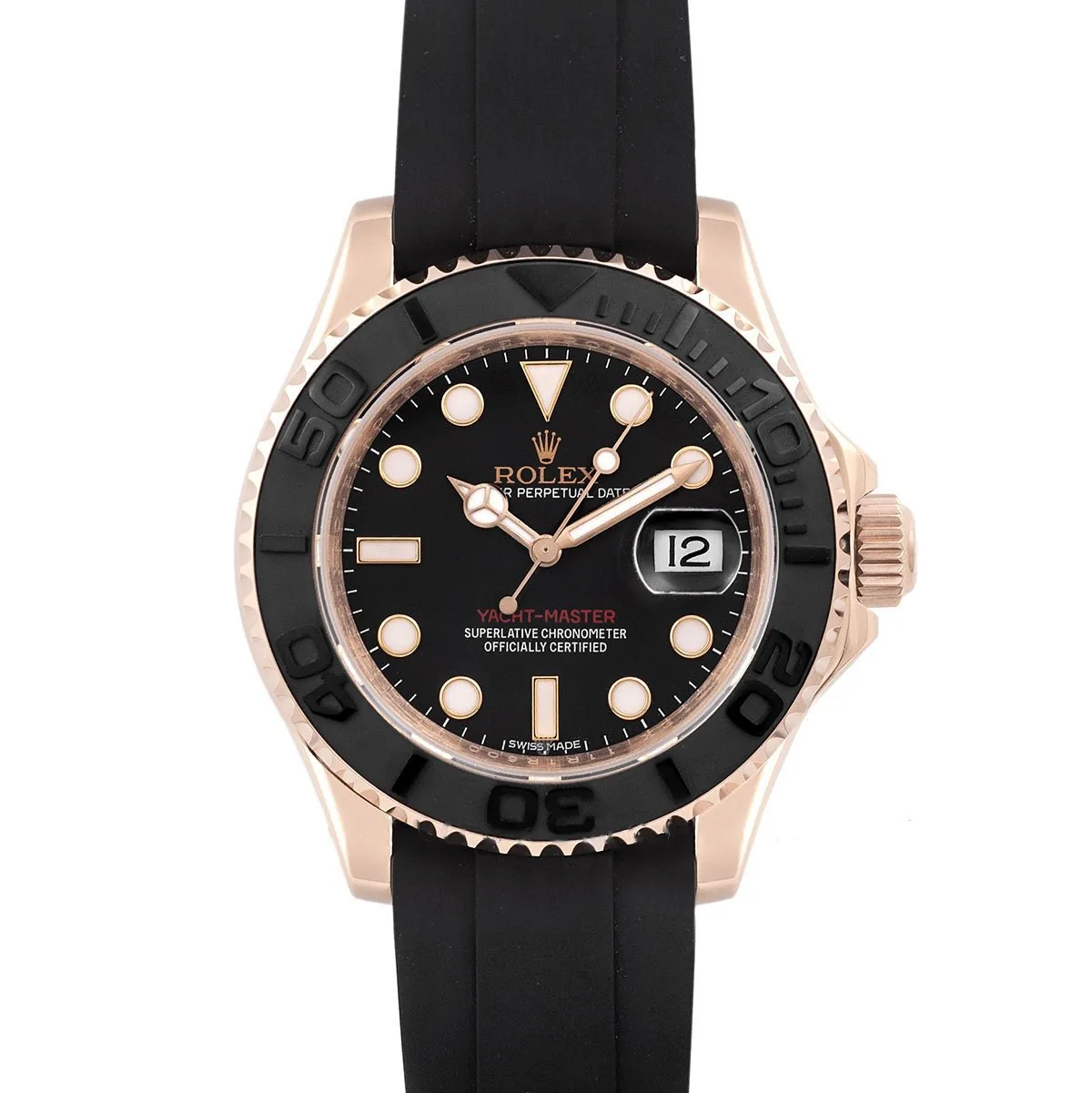 Yacht-Master 116655 or Everose (Baselworld 2015) sur bracelet Oysterflex