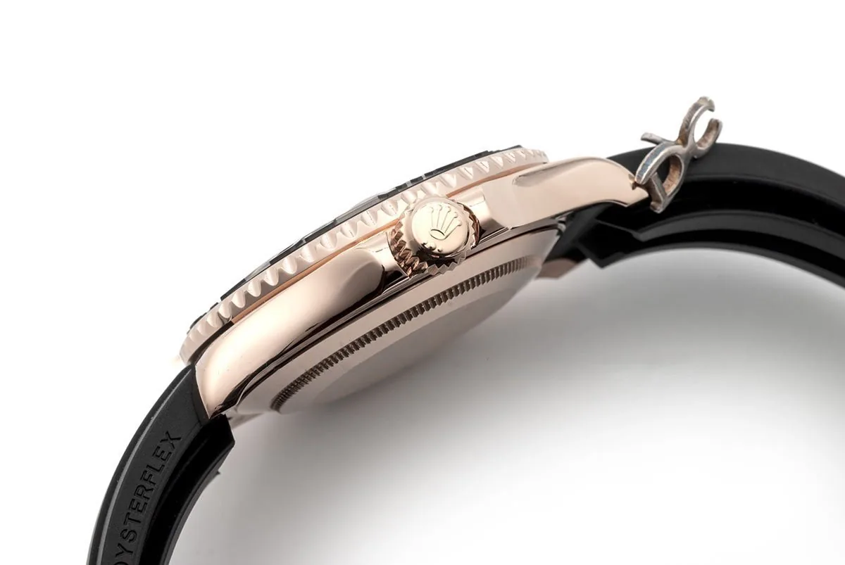 Yacht-Master 116655 or Everose (Baselworld 2015) sur bracelet Oysterflex – Image 6