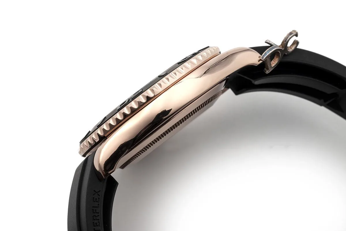 Yacht-Master 116655 or Everose (Baselworld 2015) sur bracelet Oysterflex – Image 7