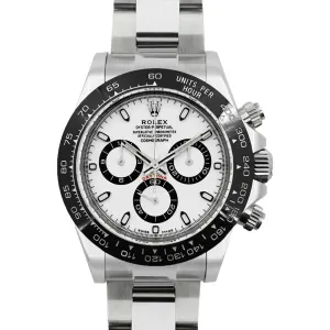 Daytona Panda 126500 APSF White Dial in Steel