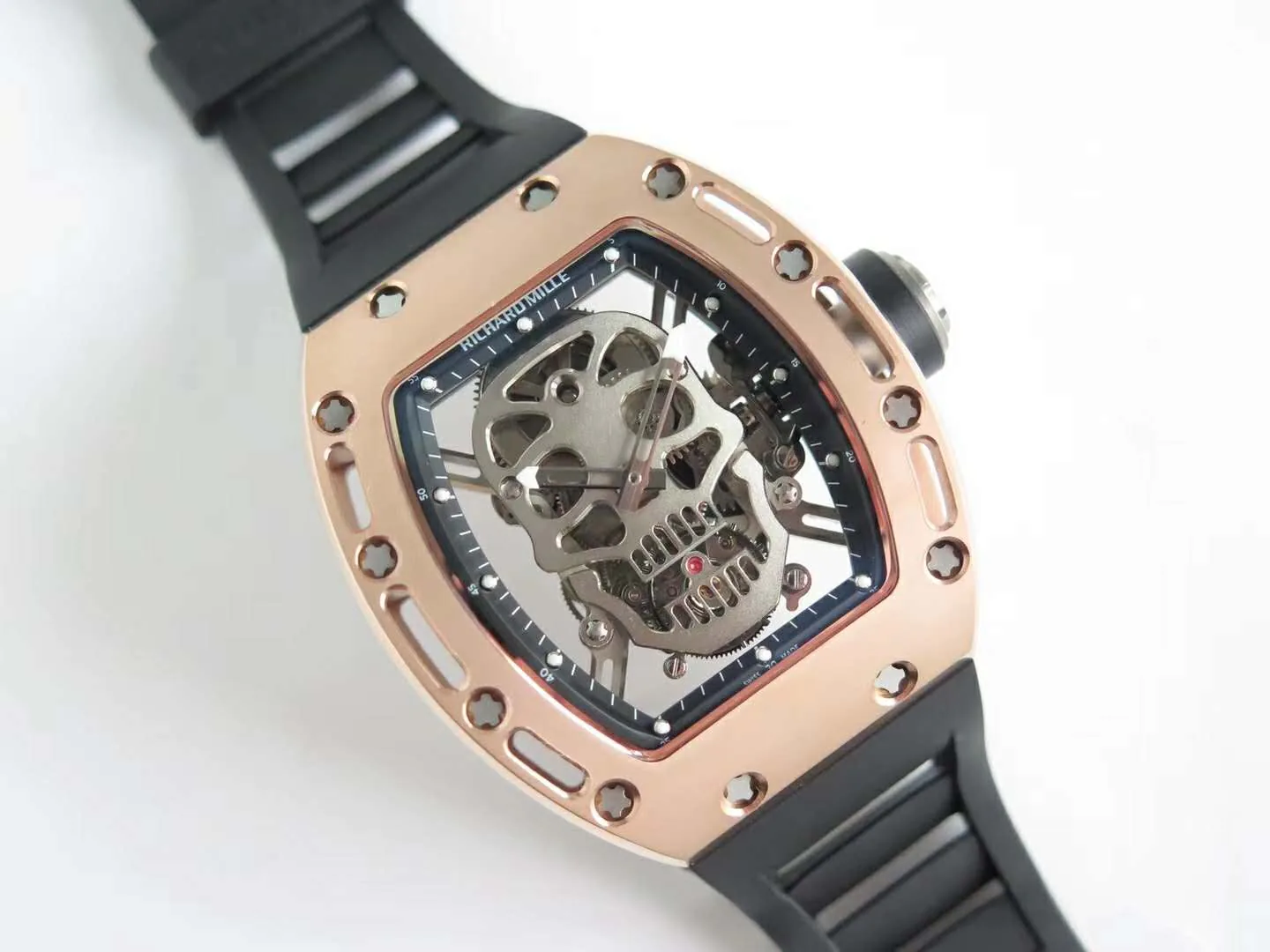 RM 052-01 Tourbillon Skull in oro rosa - immagine 2