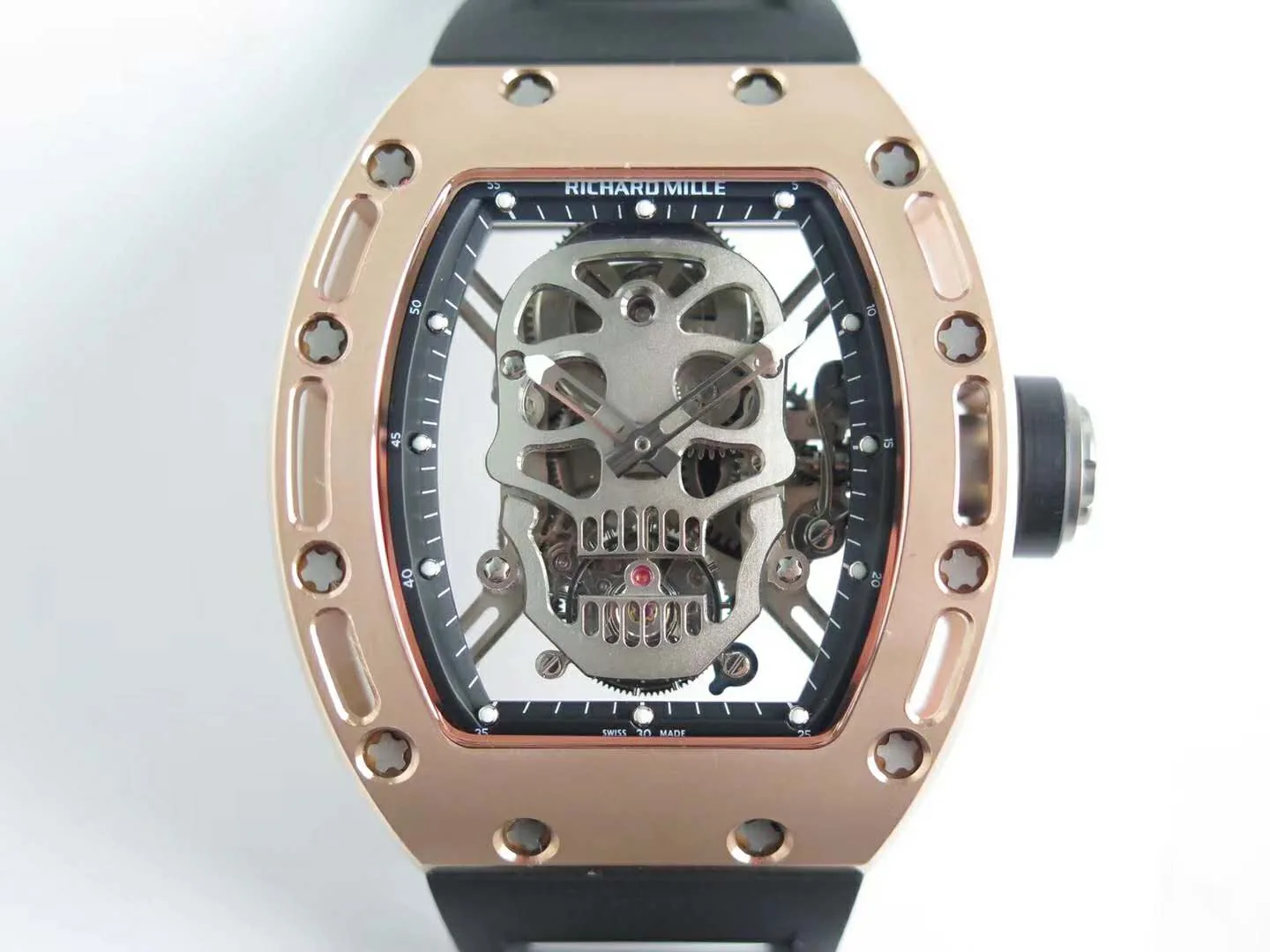 RM 052-01 Tourbillon Skull in oro rosa - immagine 4