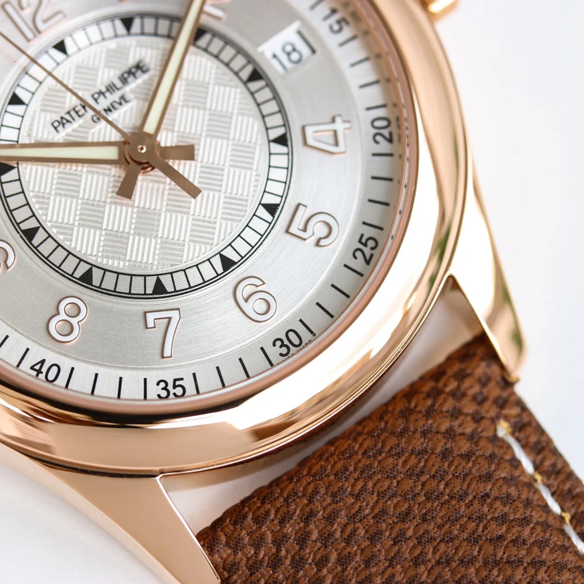 Calatrava 6007 White Dial in Rose Gold - Image 7