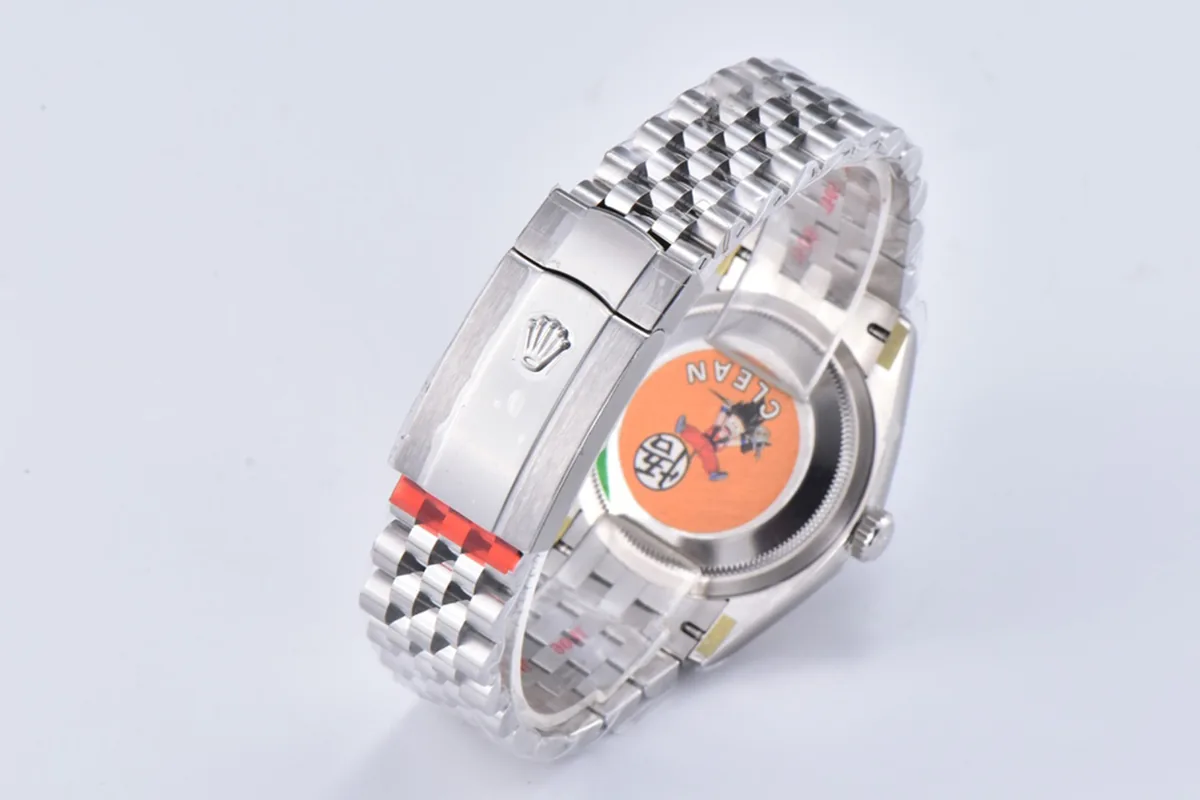 Datejust 36 126234 leuchtend blaues Zifferblatt mit Diamantindizes in Stahl am Jubilé-Armband – Bild 11