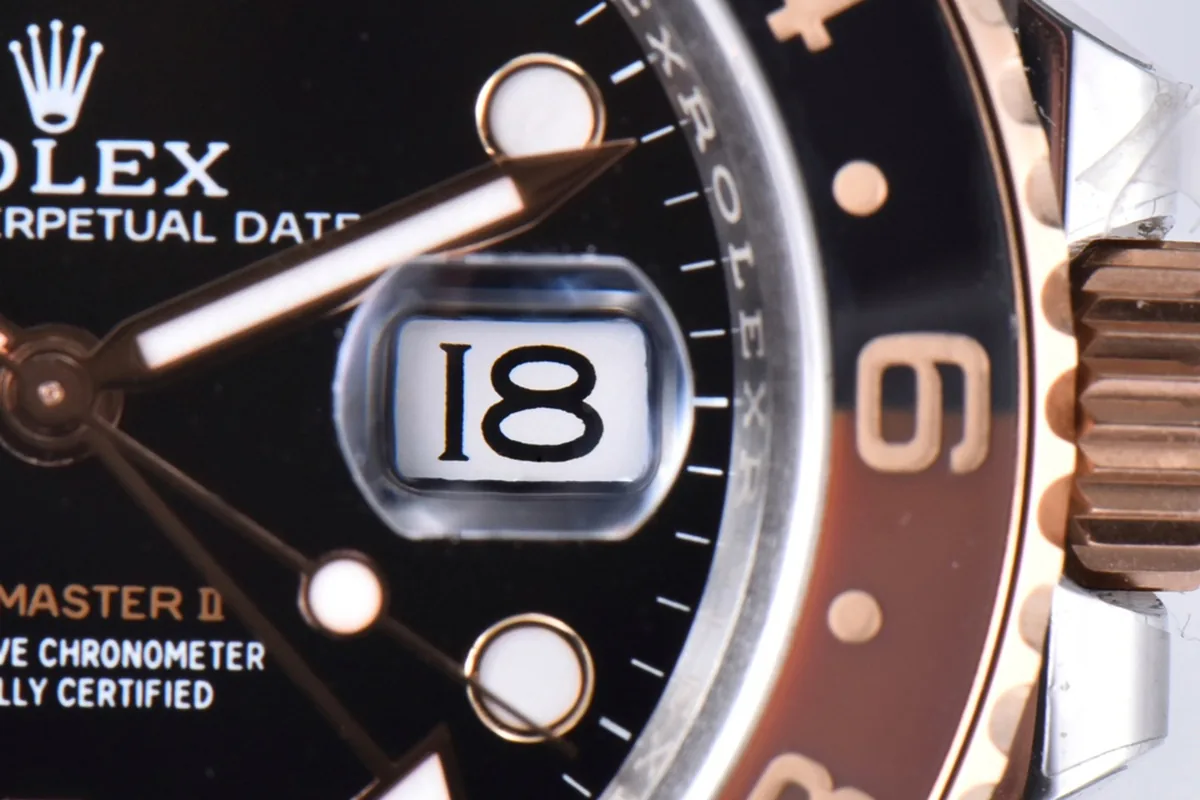 GMT Master II 126715 CHNR Clean Factory “Rootbeer” in oro rosa e acciaio - immagine 10