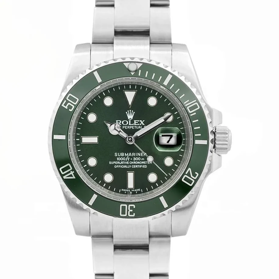 Submariner Hulk 116610LV SS/SS Green Bezel VSF VR3235