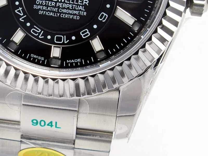 Sky-Dweller 326934 904L SS ZF 1:1 Best Edition cadran noir sur bracelet SS A2824 – Image 11