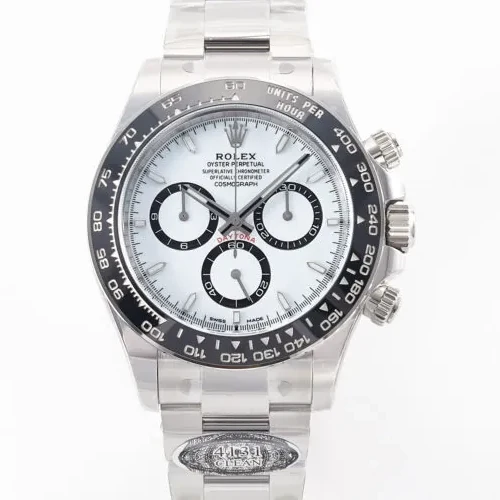 Daytona Panda 116500 Clean Factory 1:1 Best Edition 904L SS Case and Bracelet White Dial SH4131
