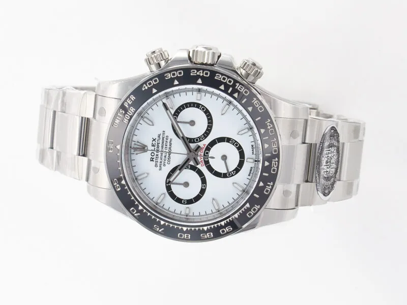 Daytona Panda 116500 Clean Factory 1:1 Best Edition caja y brazalete SS 904L esfera blanca SH4131 - Imagen 5