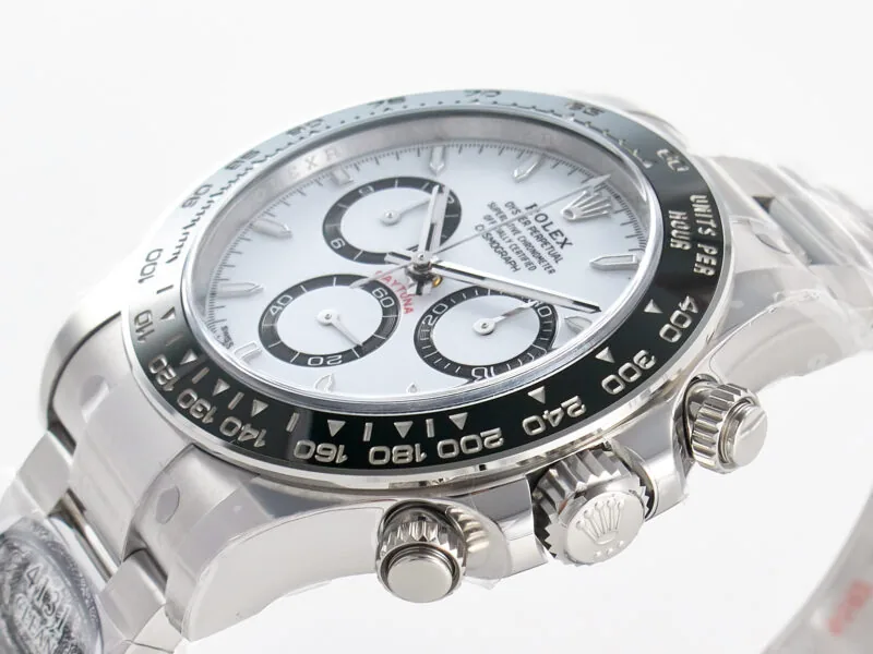 Daytona Panda 116500 Clean Factory 1:1 Best Edition caja y brazalete SS 904L esfera blanca SH4131 - Imagen 6