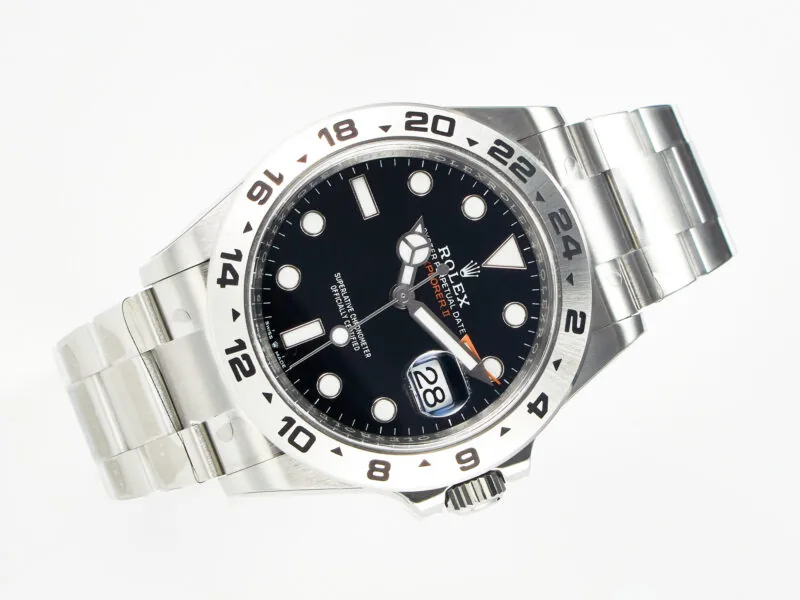 Explorer II 42mm 226570 904L SS VSF 1:1 Best Edition esfera negra con brazalete DD3285 CHS - Imagen 6