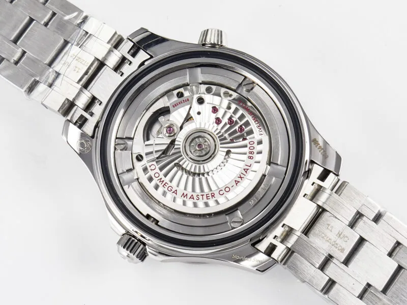 Seamaster Diver 300M VSF 1:1 Best Edition schwarze Keramik schwarzes Zifferblatt am SS-Armband A8800 V2 – Bild 15