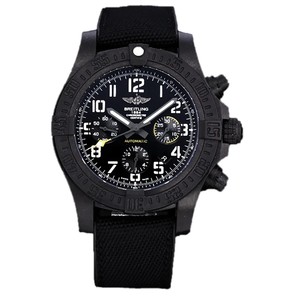 Avenger Hurricane Black Dial on Black Nylon Strap