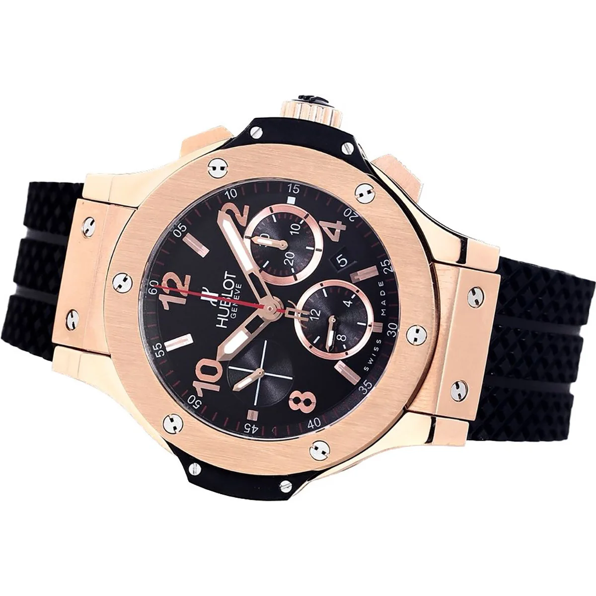 Big Bang Chronograph Evolution Rose Gold Numerals Markers