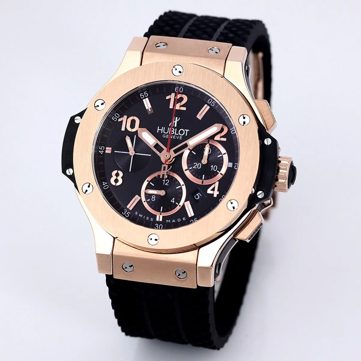 Big Bang Chronograph Evolution Rose Gold Numerals Markers