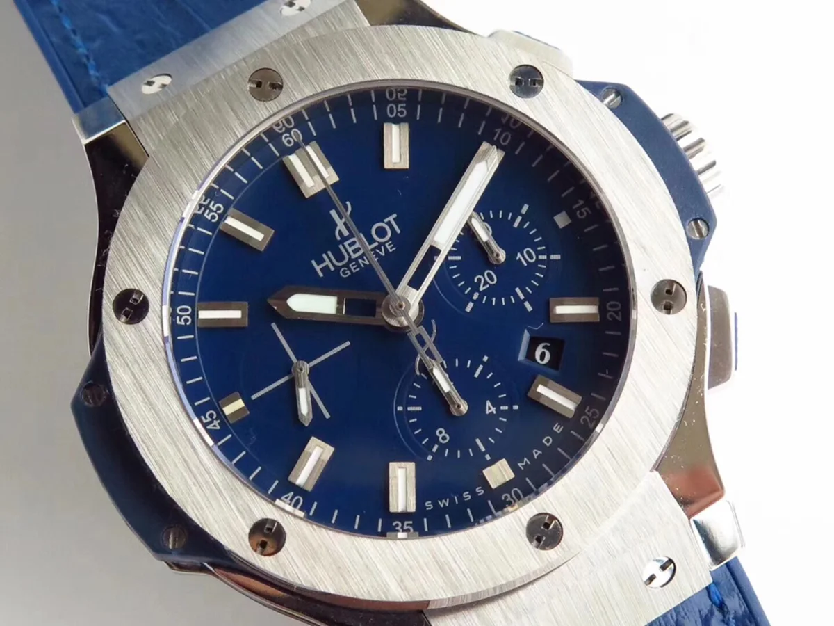 Big Bang Chronograph Evolution Steel Blue Dial