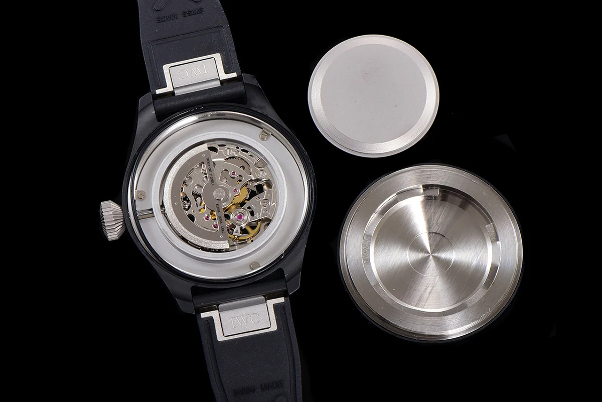 Big Pilot’s Watch Automatic Top Gun IW326906 on Black Leather Strap