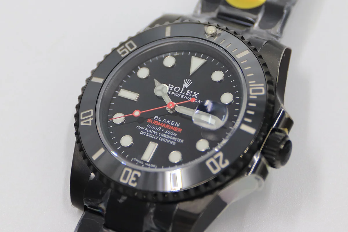 Blaken Submariner Black Dial in PVD