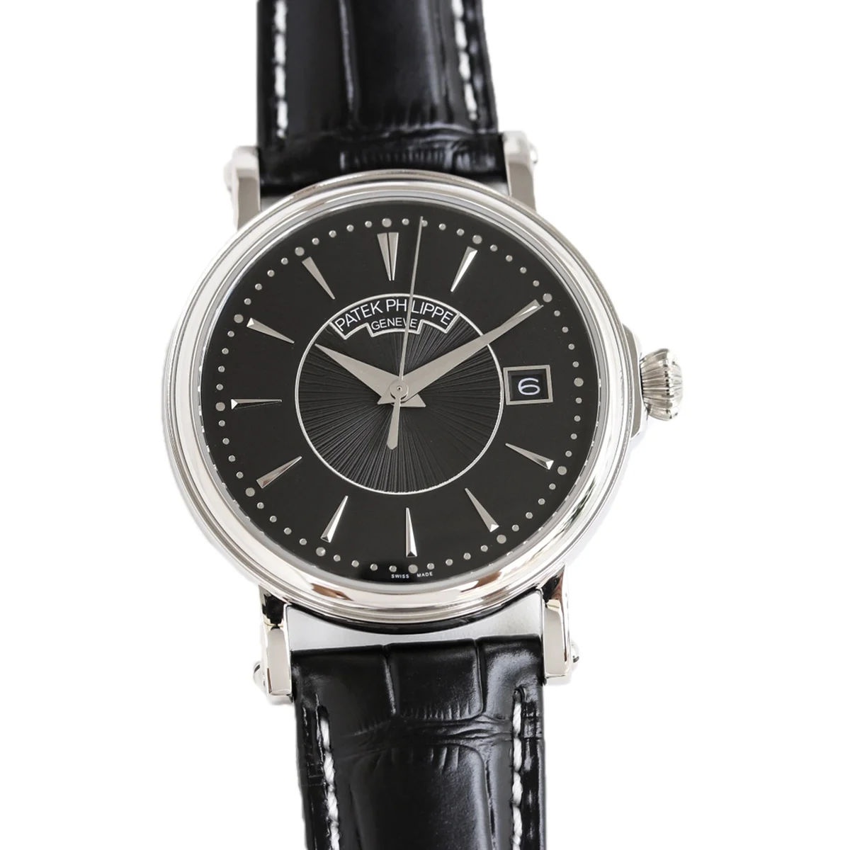 Calatrava 5153 Black Dial in White Gold