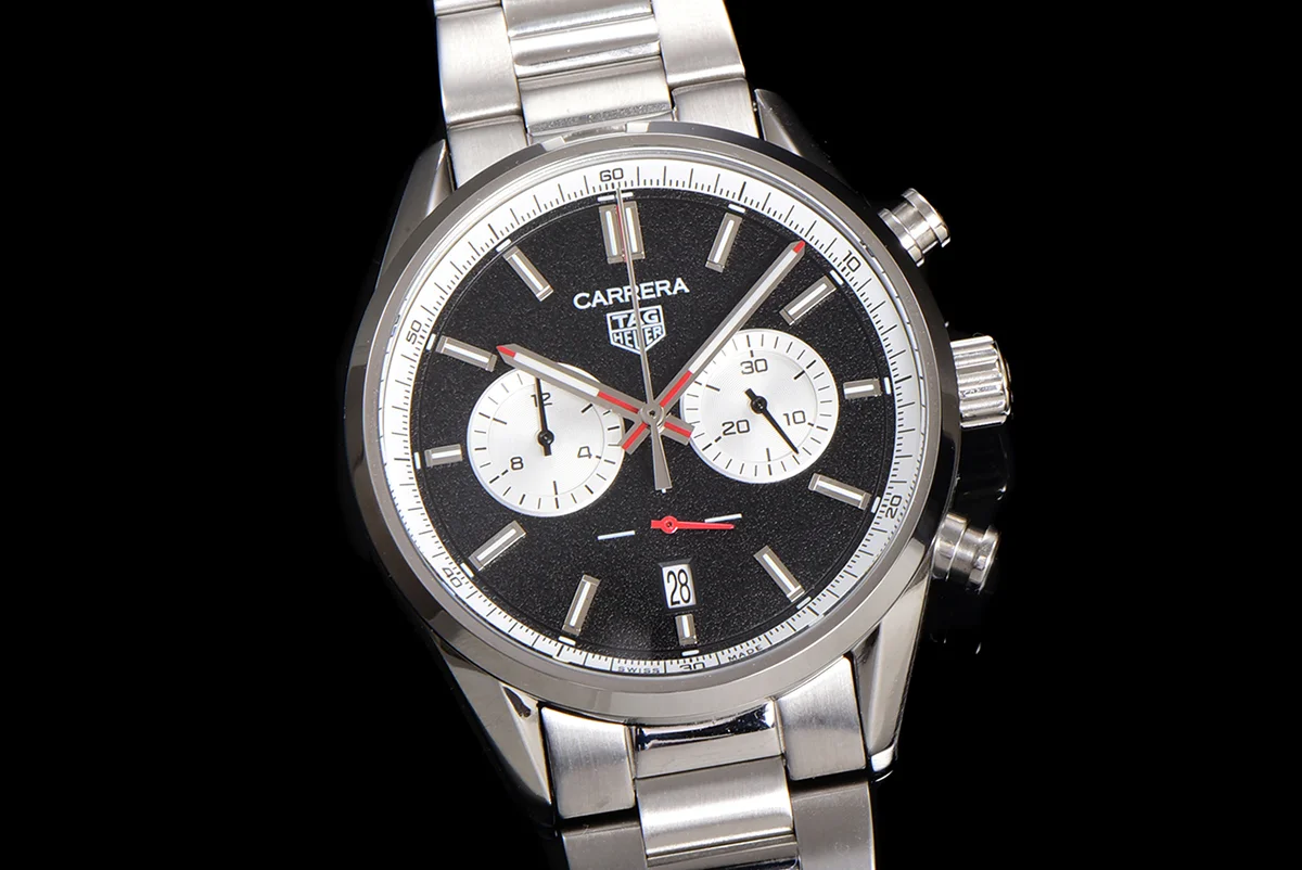 Carrera Chronograph 43 Black Dial