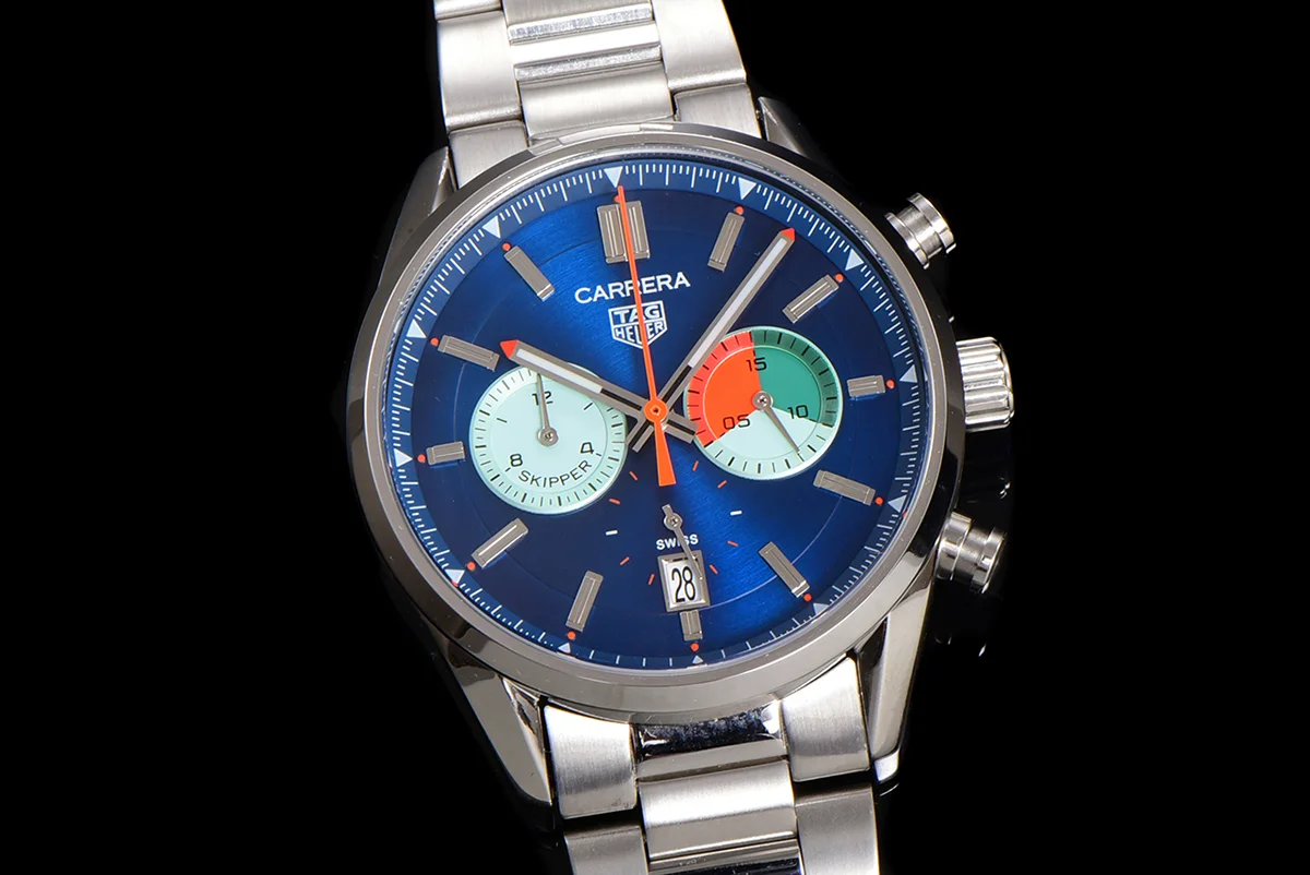 Carrera Skipper 39 Blue Dial