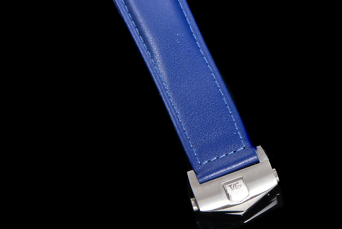 Carrera Skipper 39 Blue Dial on Leather Strap