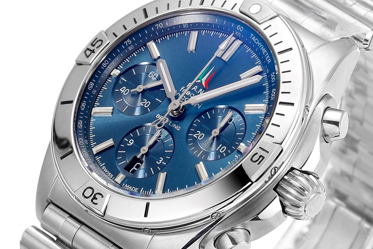 Chronomat B01 42 Frece Tricolori Blue Dial Ref: AB01344A1C1A1