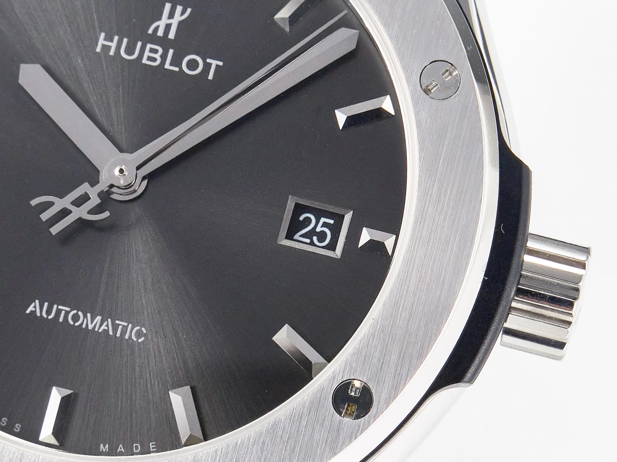 Classic Fusion 42mm SS JJF 1:1 Best Edition Gray Dial on Black Gummy Leather Strap