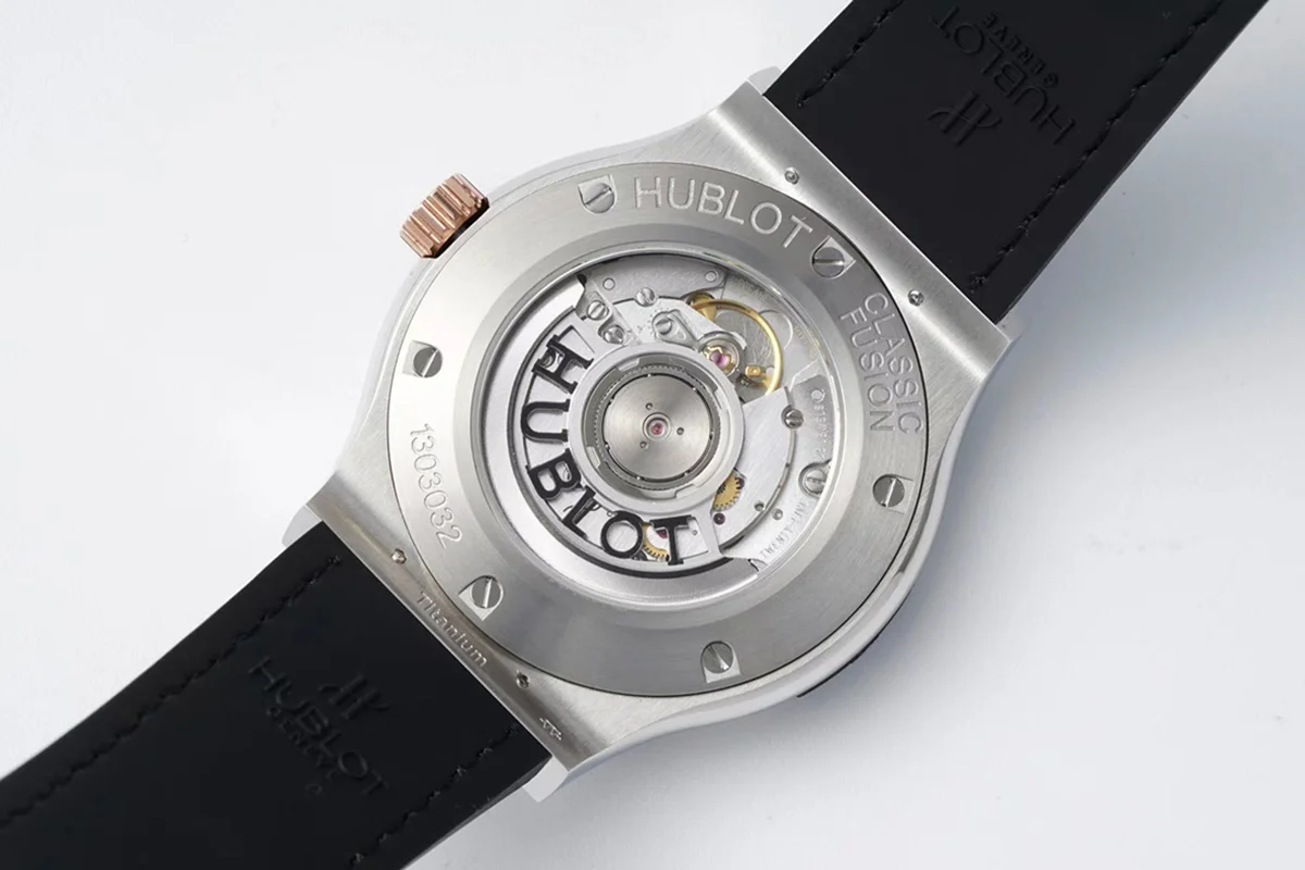 Classic Fusion Automatic 42mm Black Dial on Steel/Rose Gold