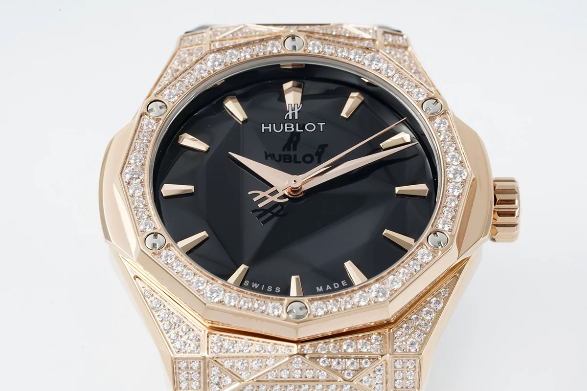 Classic Fusion Orlinski King Gold Alternative Pave 40mm Black Dial