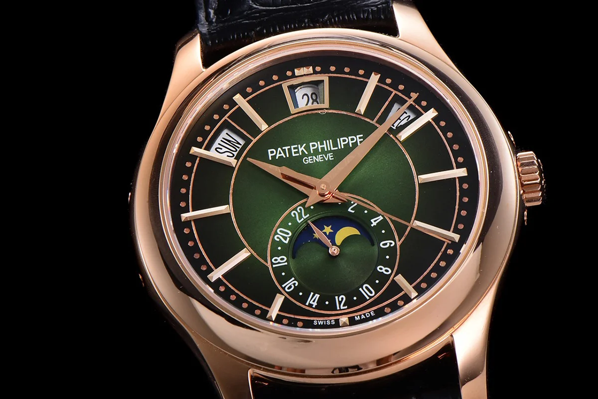 Complications Series Moonphase 5205R-011 Green Dial on Rose Gold