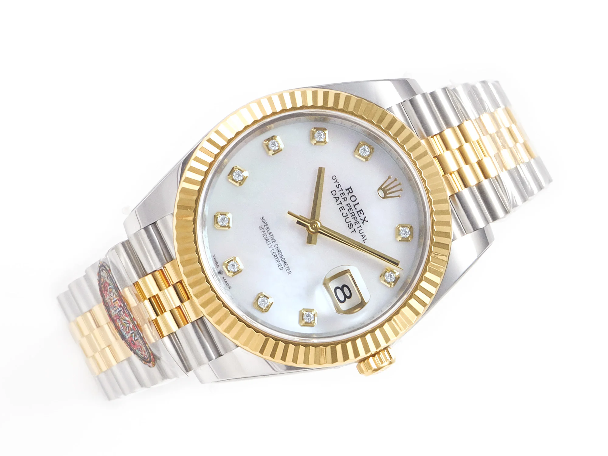 Datejust 126331 41mm 904L SS/YG Clean 1:1 Best Edition MOP Diamond Dial on Jubilee Bracelet VR3235