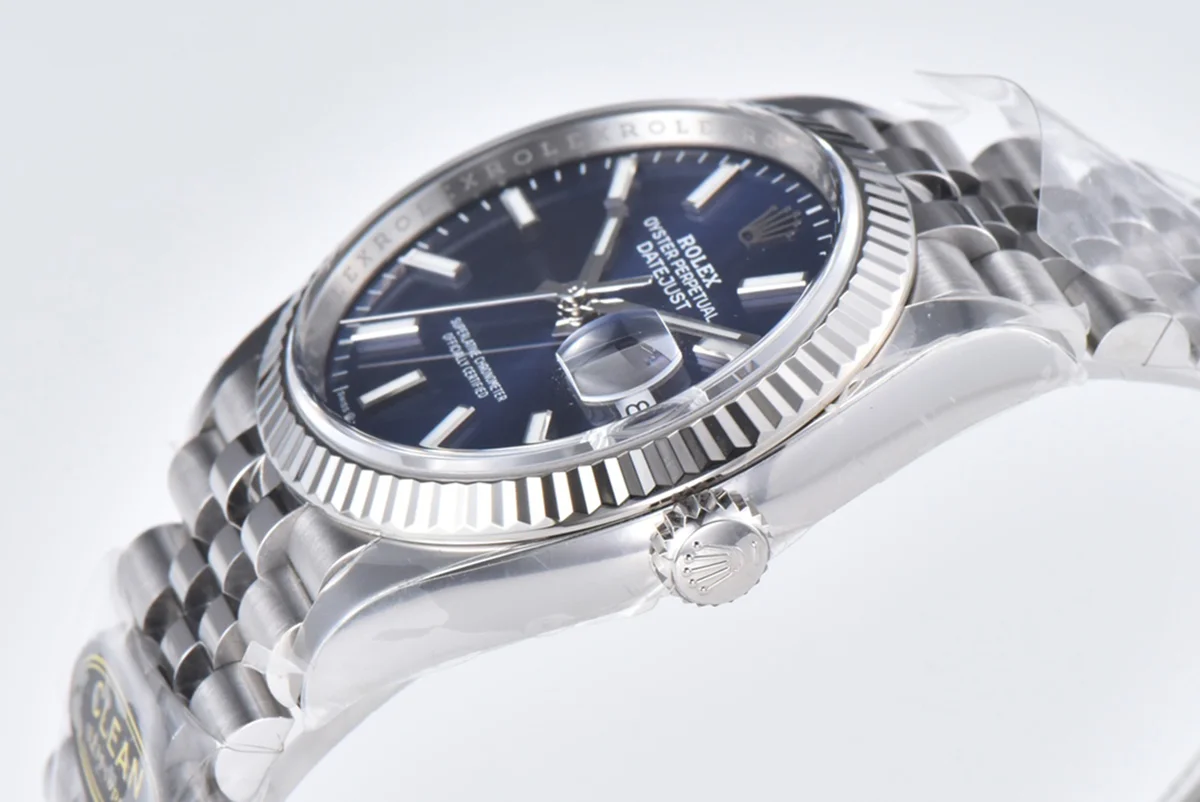 Datejust 36 126334 Bright Blue Dial Stick on Jubilee Bracelet